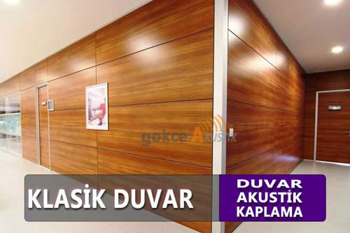 klasik duvar akustik kaplama