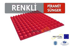 renkli piramit sunger Custom