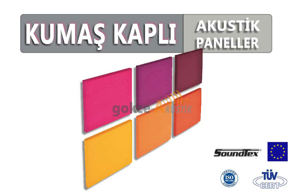 kumas kapli akustik panel ses izolasyon yalitim
