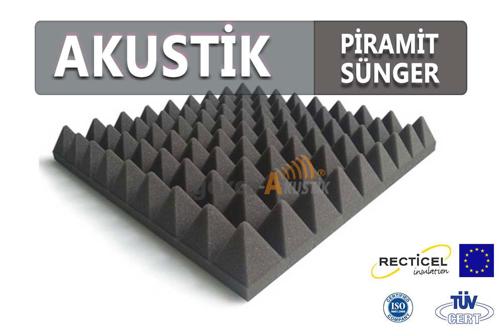 akustik piramit sunger